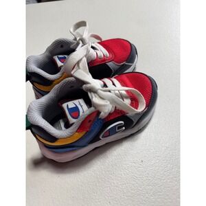 Champion Toddler Sneakers Size 6T Red Black Blue Athletic Shoes